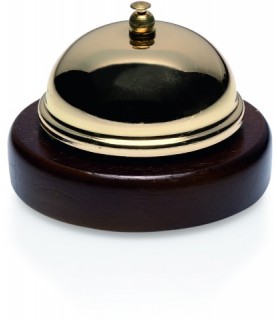 Recepcijski zvonček mesing fi- 9 cm