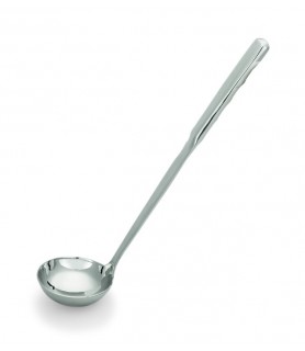 Zajemalka za juho 9cm, z votlim ročajem inox
