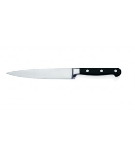 Nož za razrez črn kovan, 21 cm