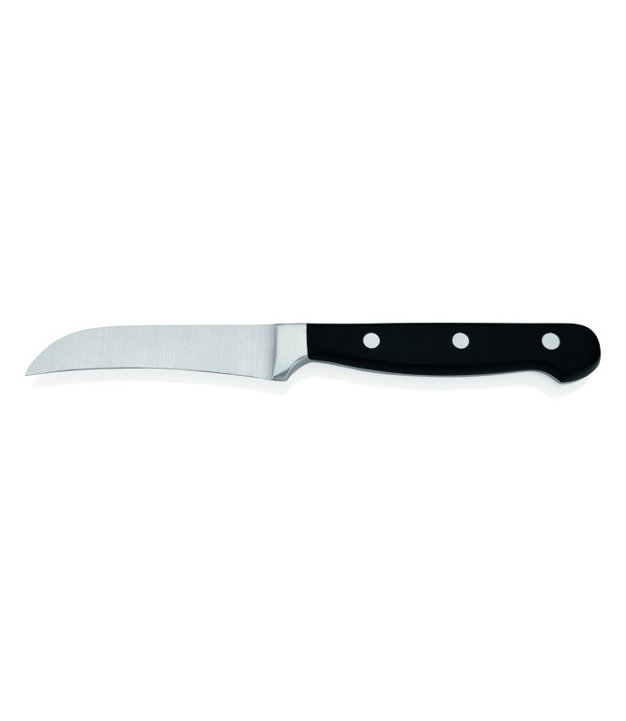 Nož za lupljenje črn 9cm