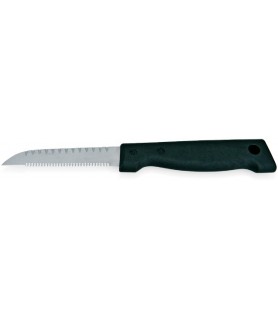 Nož črn 9 cm rezilo