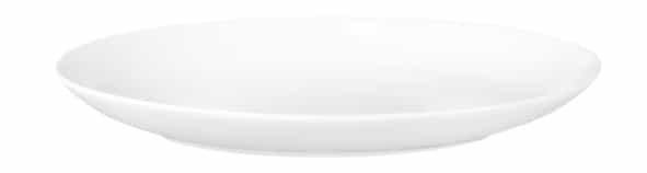 Ovalni pladenj 24x14,5 cm Liberty bela
