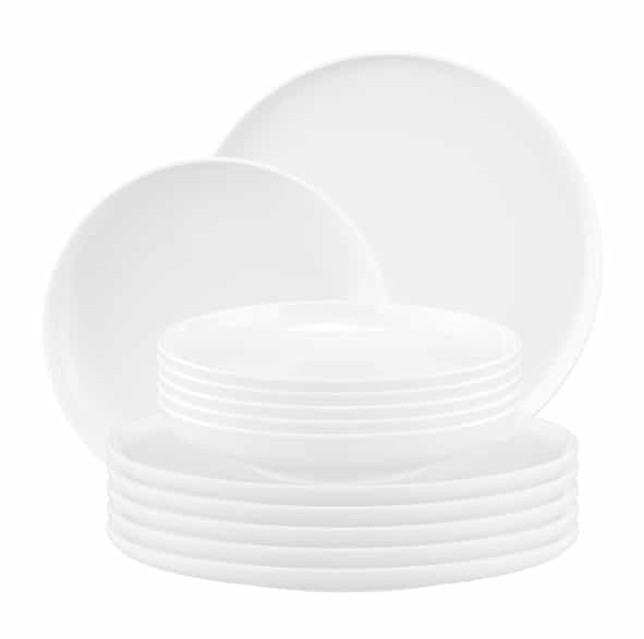 Jedilni set 12 kosov Sento Home bela