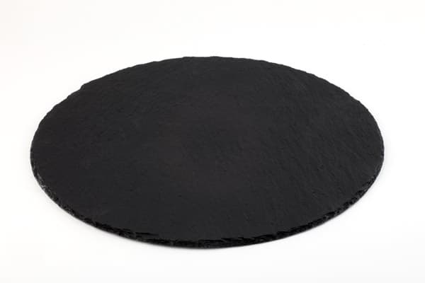 Pladenj iz naravnega skrilavca Ø 33 cm, debelina: 6-9 mm