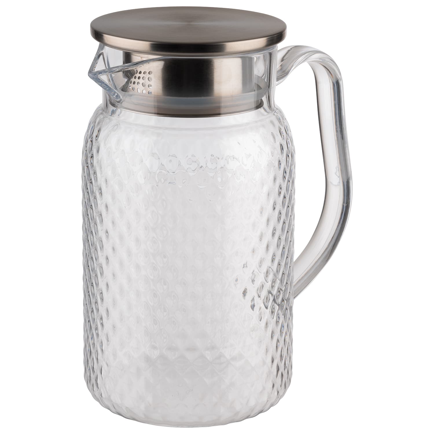 Vrč za sok / vodo Ø 10 cm, v: 19 cm, 1 l, polikarbonat, transparenten