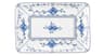 Pladenj pravokotne oblike 18,5 x 12,5 cm Amina 04213 modra