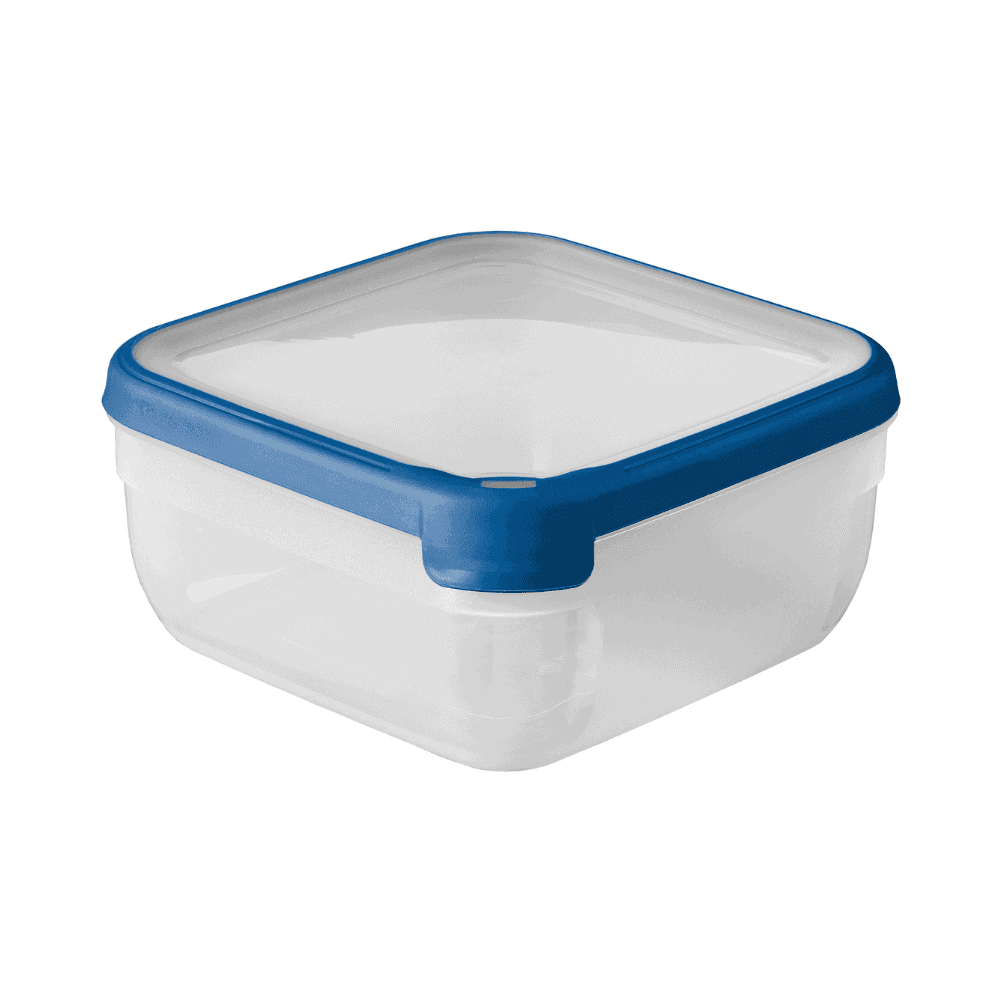Posodica za shr. hrane Grand chef 1.2l, transparent-modra