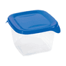 Posodica za shr.hrane Fresh&go 0.45l, transparent-modra