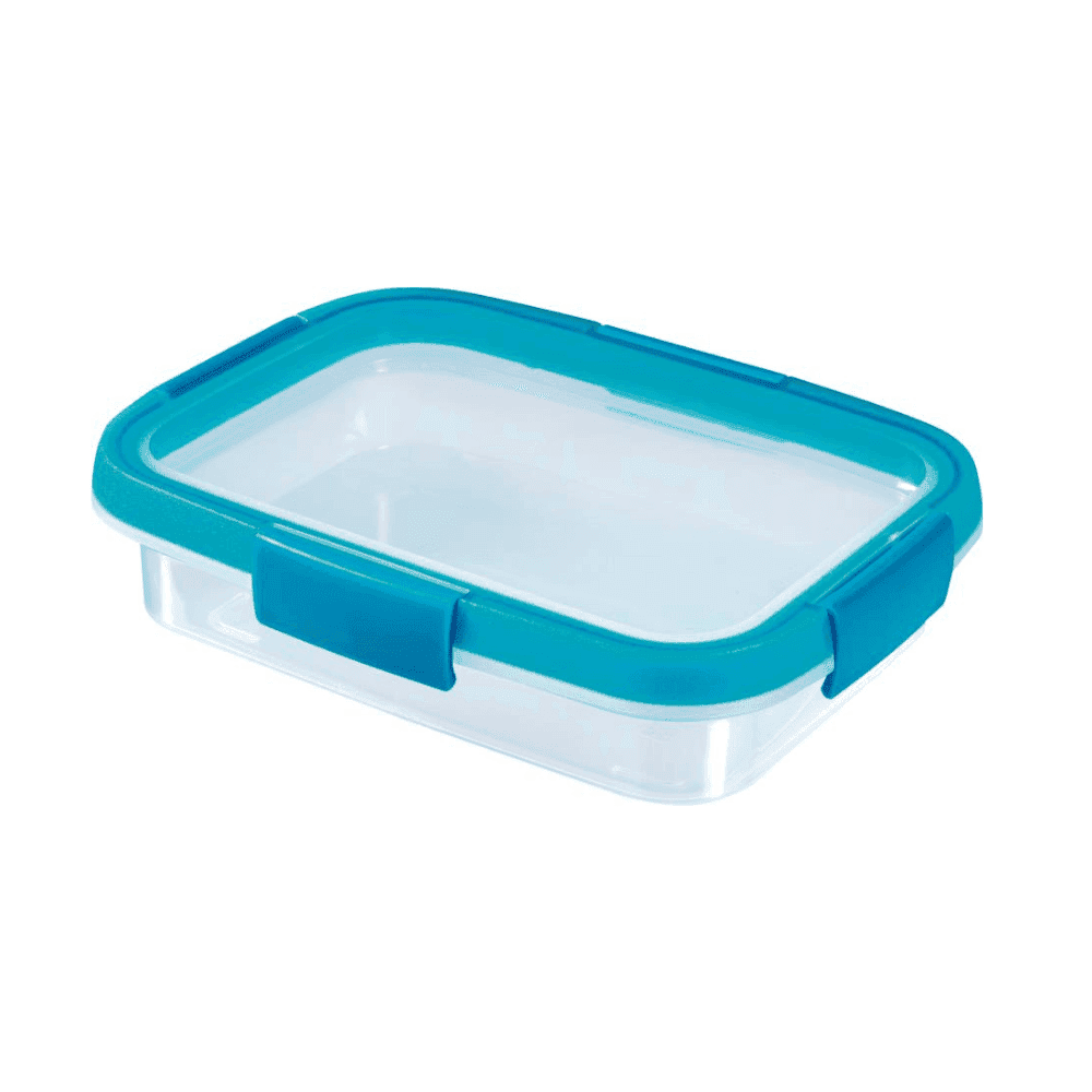 Posodica za shranjevanje Smart fresh 0.7l, transparent-modra