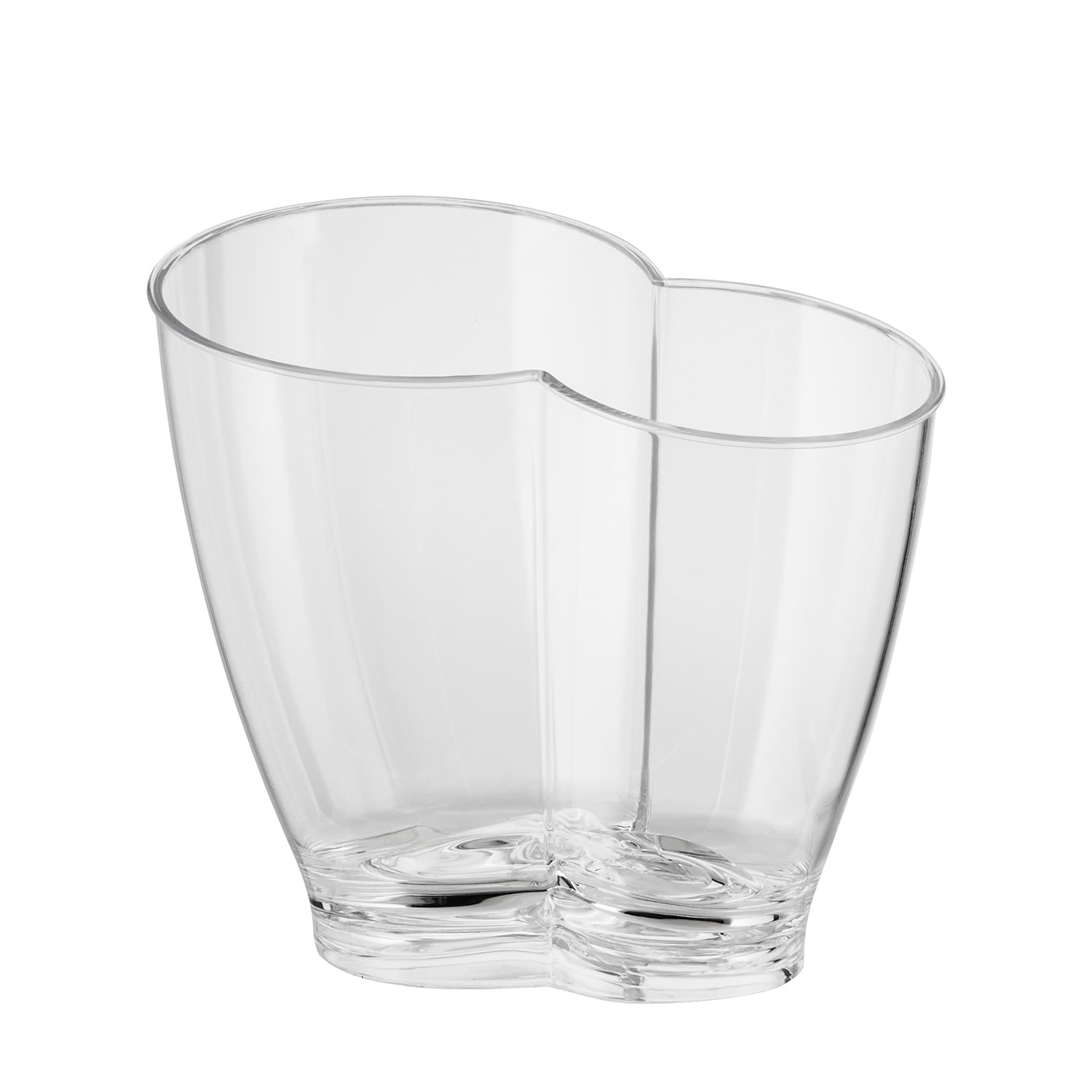 Posoda za vino / šampanjec, pribl. 30 x 21 cm, višina 26 cm, prozoren akril