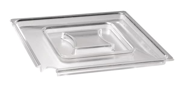 Pokrov -FLOAT- 25 x 25 cm, v: 1,5 cm SAN, z izrezom za žlice