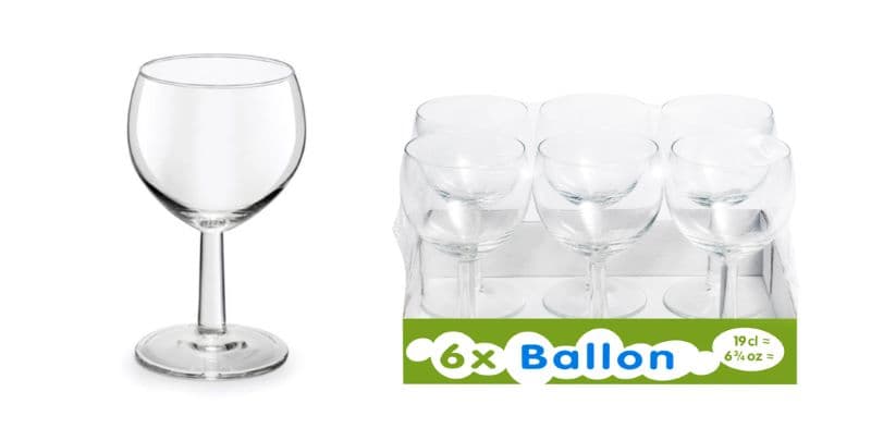 Ballon kelih 19 cl, 6 kos