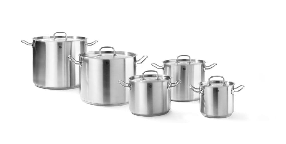 Lonec – s pokrovom, HENDI, Kitchen Line, 21L, ⌀320x(V)270mm